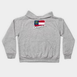 Georgia flag Kids Hoodie